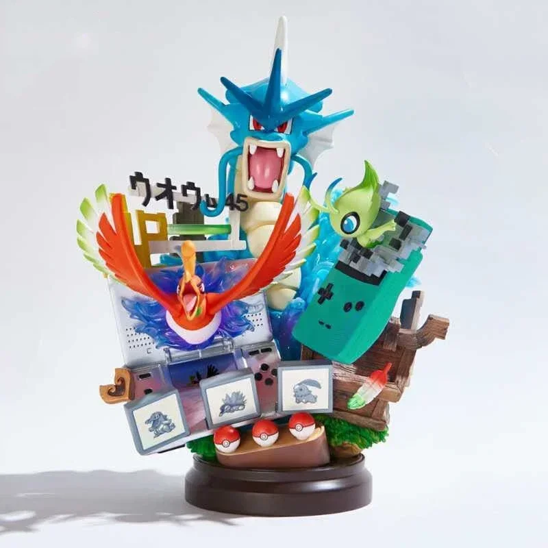hot-20cm-pokemon-anime-gyarados-ho-oh-celebi-chikorita-lugia-gameboy-pvc-model-statue-figure-toys-collectable-decorate-kids-gift