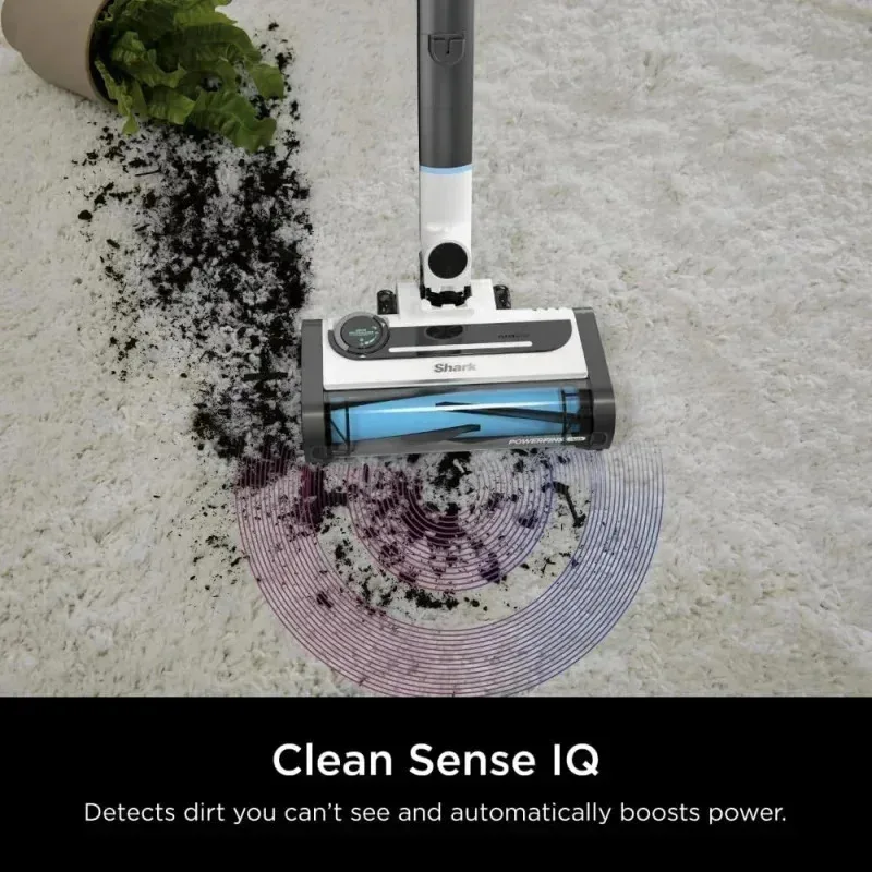 QZA4-Shark IZ562H Pro Cordles Vacuum Clean Sense IQ and Odor Neutralizer,PowerFins Plus Brushroll,Includes Duster Crevice Pet,