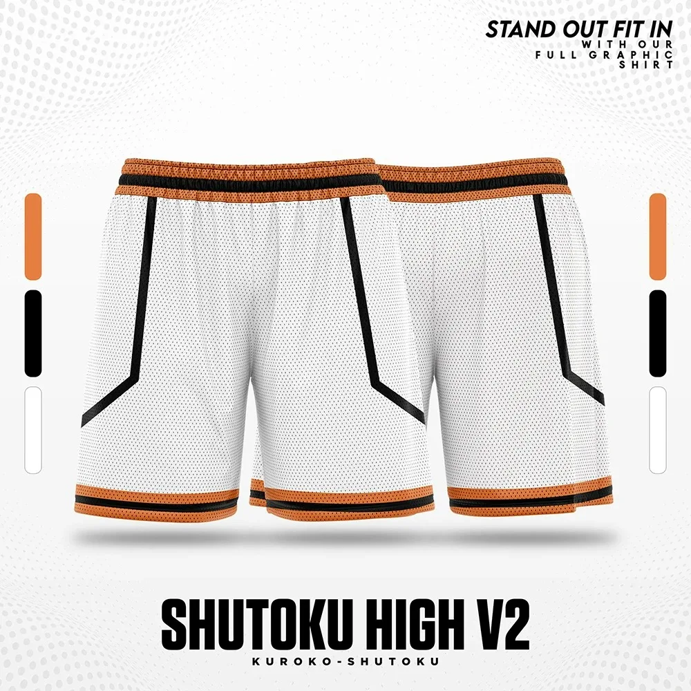 

Kuroko No Basket Black Cartoon Anime Jersey Men Shorts Summer Quick-Drying New Fashion Women Short Pants Sports Children Bottom