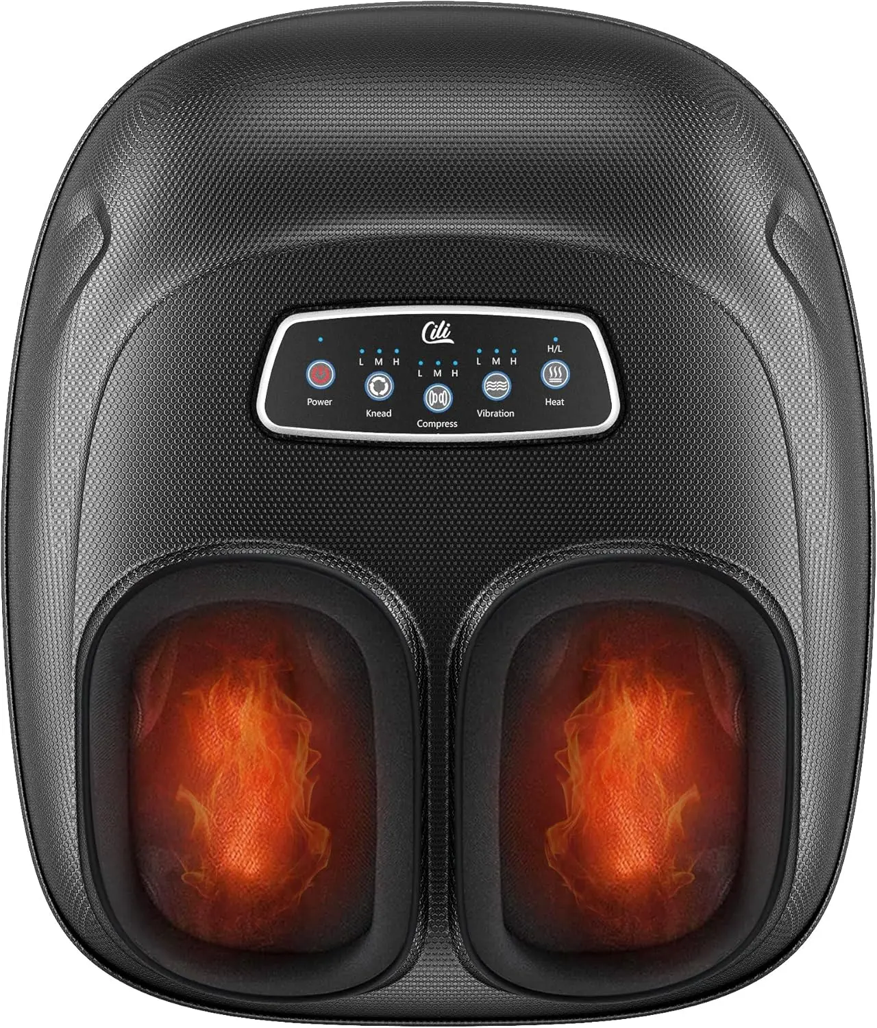 

Heated Shiatsu Foot Massager with Kneading, Compression, Vibration for Pain Relief and Circulation - FSA/HSA Eligible