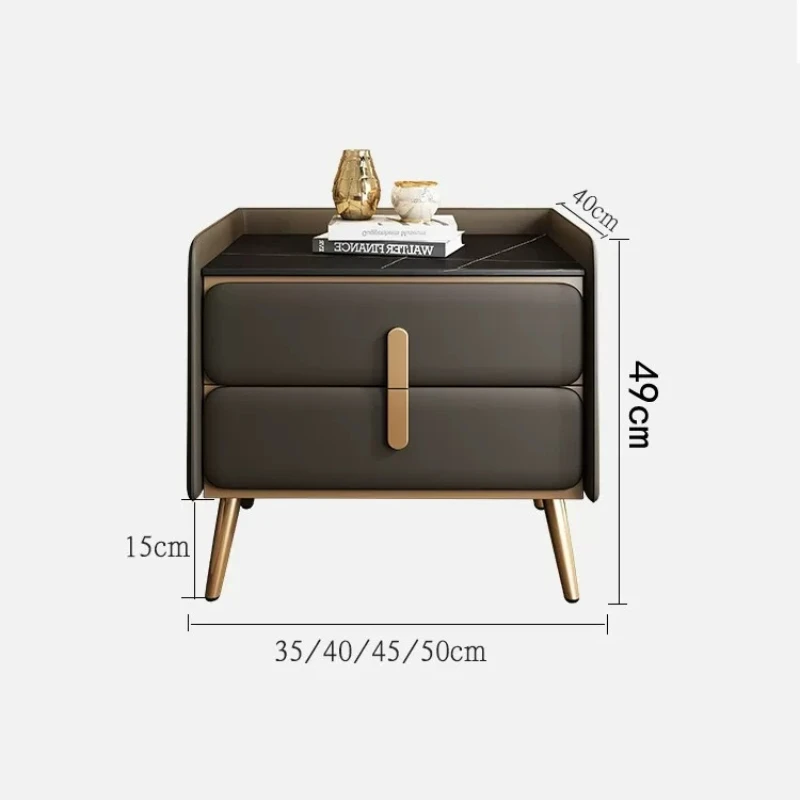 Khaki Vintage Night Stand Secret Farmhouse Lateral Japanese Bed Side Table Fluted Dopamine Mesitas De Noche Furniture Bedroom
