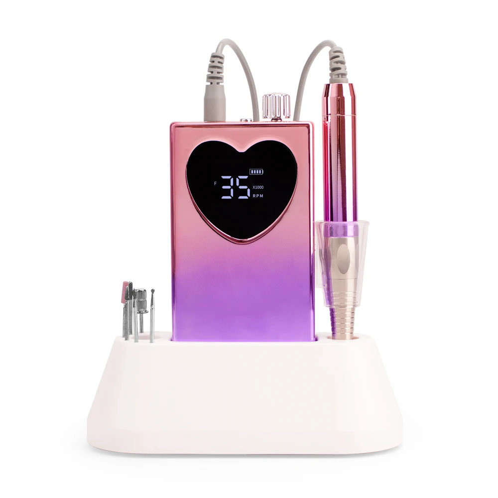 

New Arrival Nail Drill 2025 Cordless Portable Suppliers Electric Drill Pen 6 Bits Manicure Pedicure Polishing Nail Drill Machine