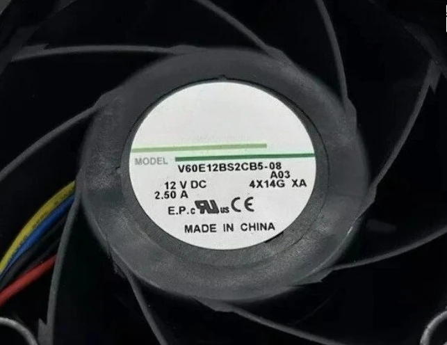 

Brand New Original V60E12BS2CB5-08 V60E12BS2CB5 0812V 2.50A 6cm server cooling fan Fast Delivery