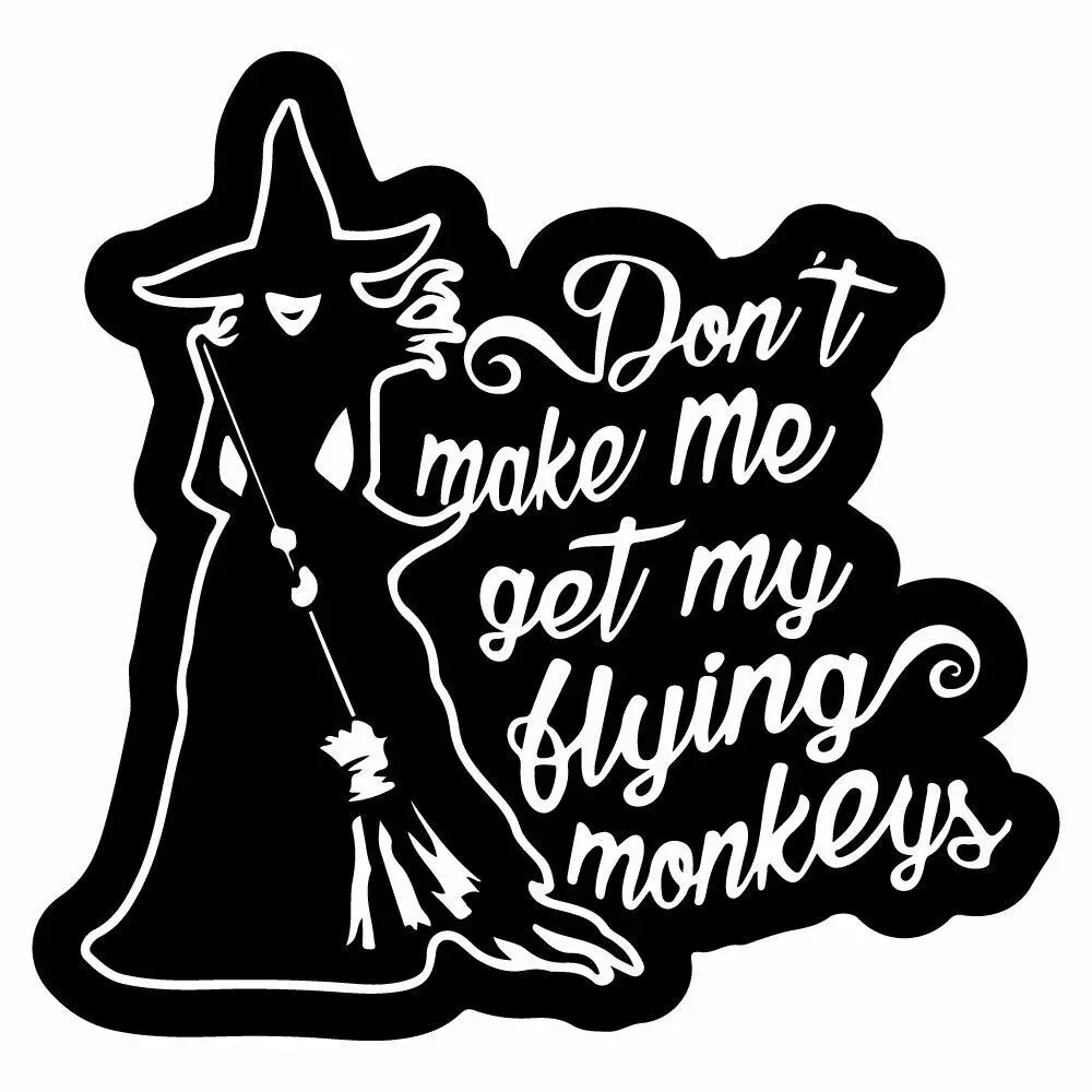 Wicked Witch Vinyl Decal Stickers For Cars, Windows