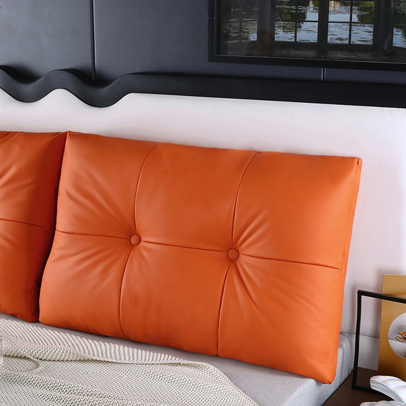 waterproof Headboard Pillow,Pillows for Headboard, Head Board Backrest Pillow for Reading Sitting Working, Removable cushion