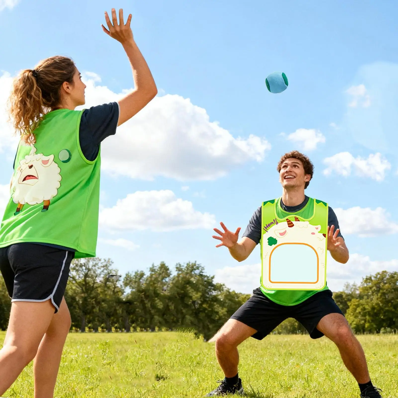 Toss And Catch Game Sticky Soft Throwing Balls Children Toss Games For Outdoor Backyard Lawn Beach Poolside Camping Travel