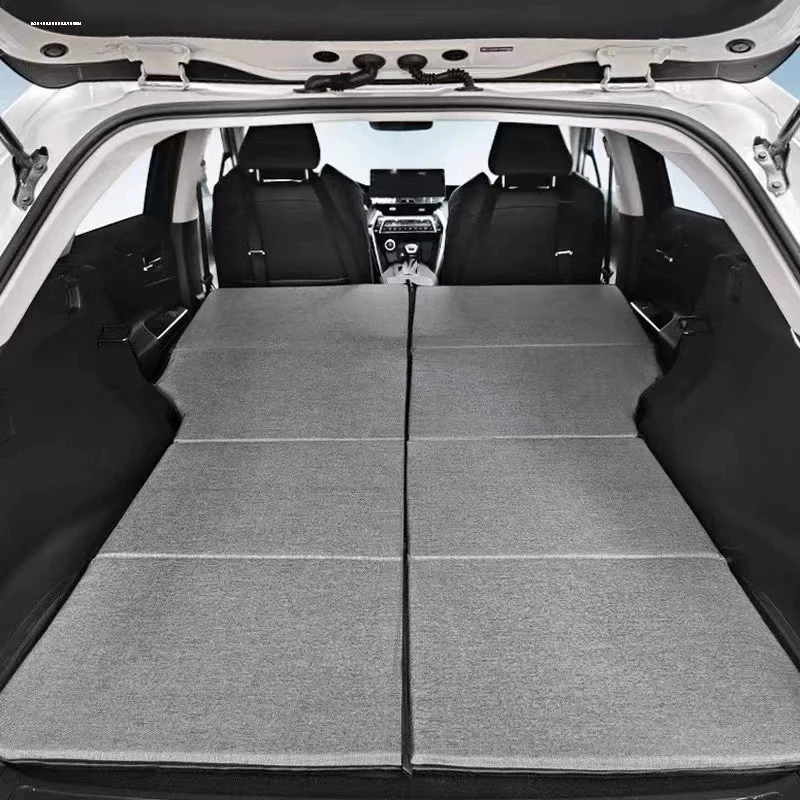 Foldable Non-inflatable Car Sleeping Mat Universal For Back Seat Trunk With Extension Board For Sedan SUV Road Trip