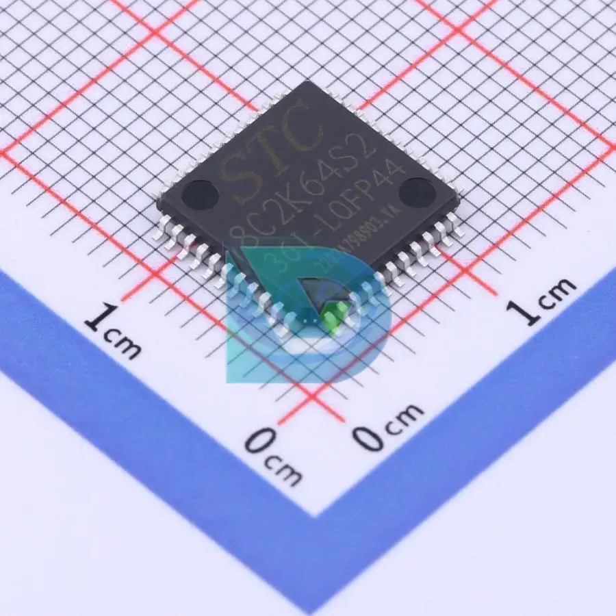 STC8C2K64S2-36I-LQFP44 LQFP-44(10x10) mikrokontroler (MCU/MPU/SOC) Chip baru asli