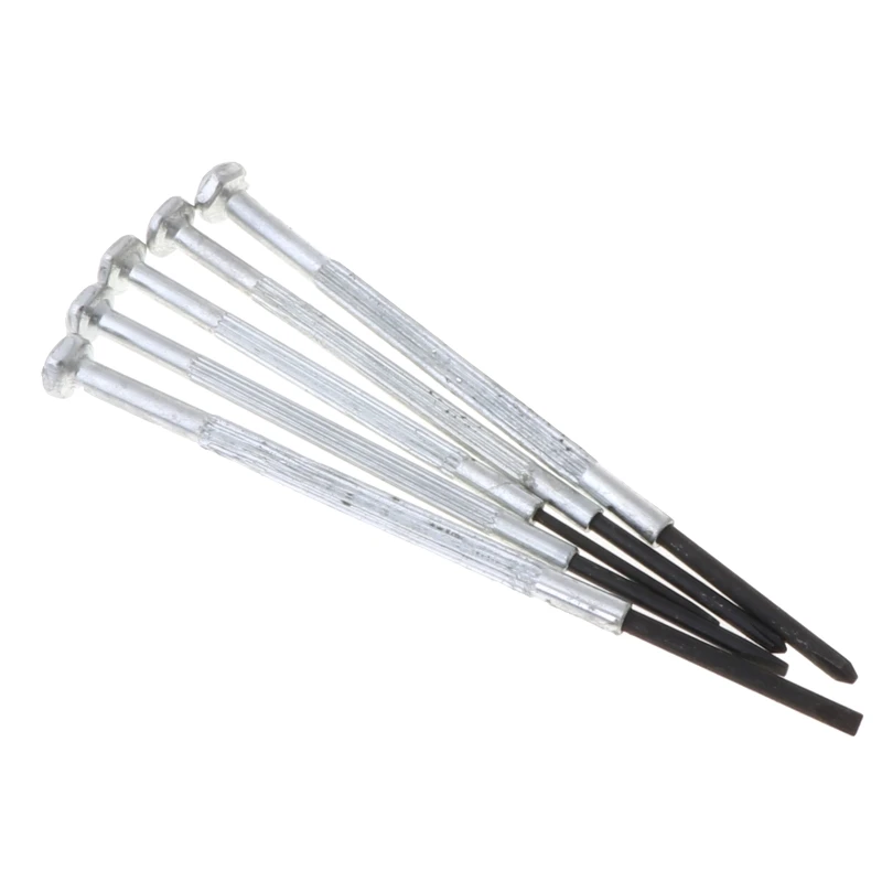 F92C 5pcs/مجموعة دقة مفك البراغي المجوهرات المجهرية الصغيرة أدوات صانعي الساعات