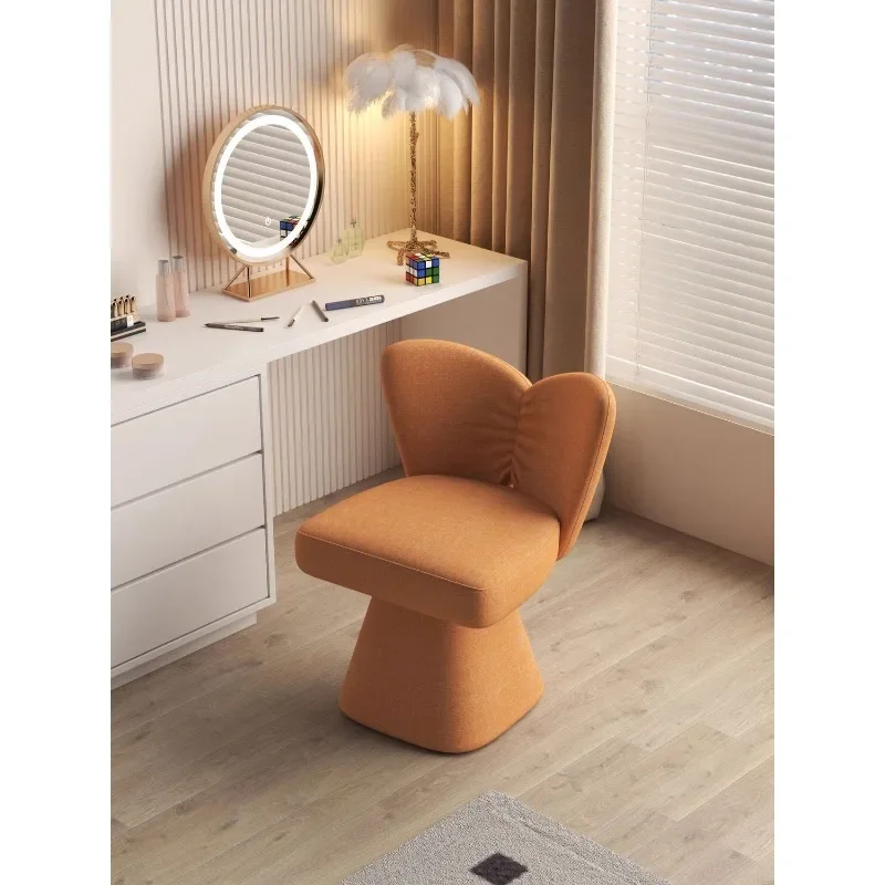 m French Rotating Vanity Stool, Minimalist Butterfly Chair with Luxury Design for Bedroom Dressing Room Store or Waiting Area m