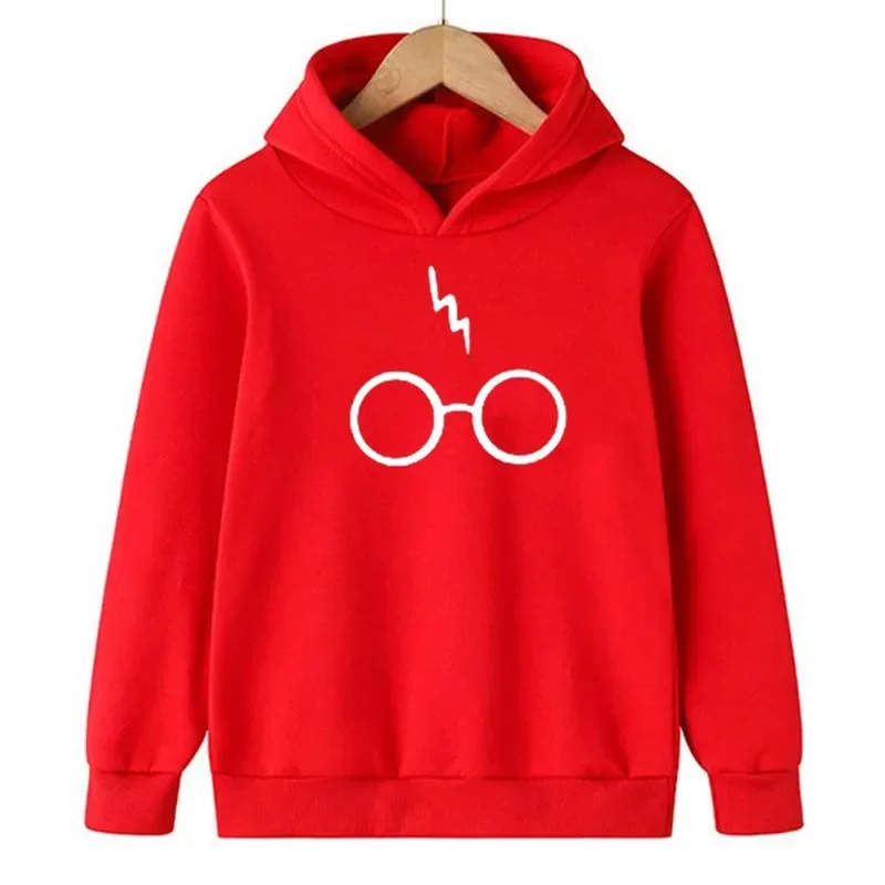 Fashionable and casual Harry Potter hooded sweatshirt for spring and autumn fun, cute boys and girls