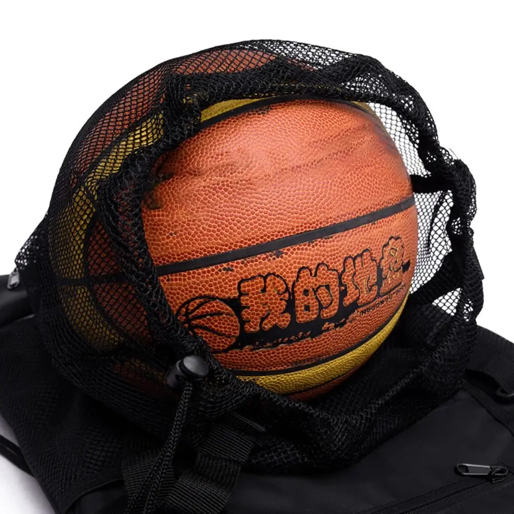 1 個大容量バスケットボールバックパックポータブル軽量巾着バックパック便利なジムスポーツバッグジムアクセサリー