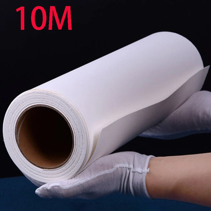 BAOHONG-rollo de papel para acuarela, 100% algodón, 140lb, 300g, 27cm x 100 m/37cm x 10m, se puede cortar