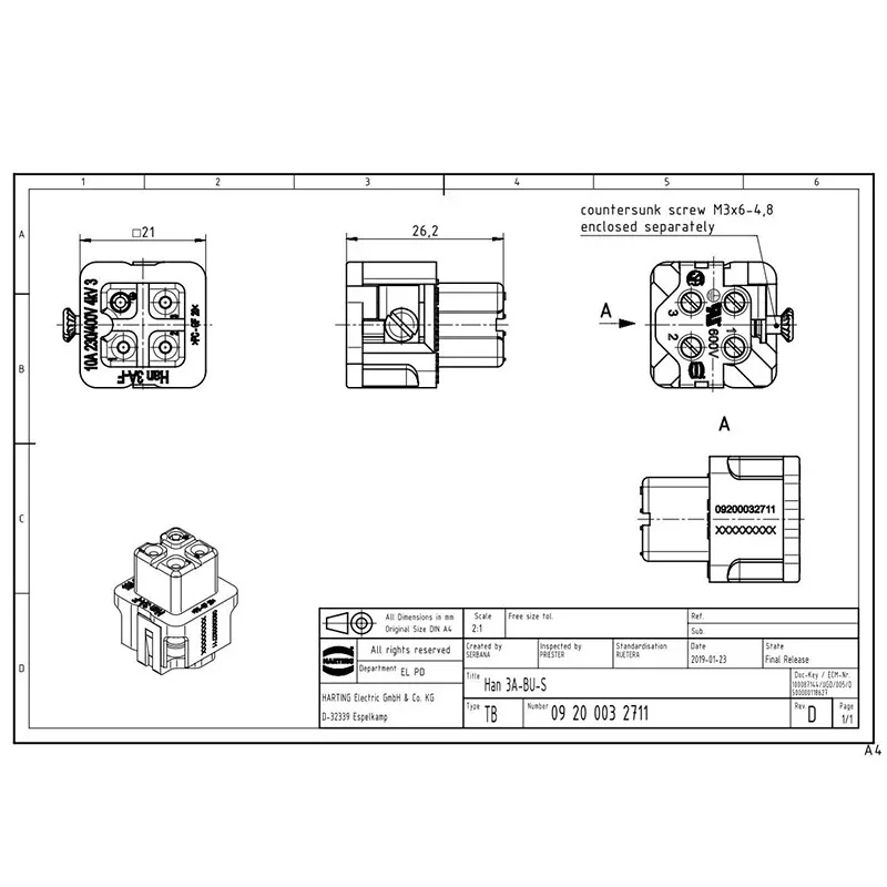 Ha Ding Hao-ting 3+1-core HAN 3A-BU-S HAN 3A-F09200032711