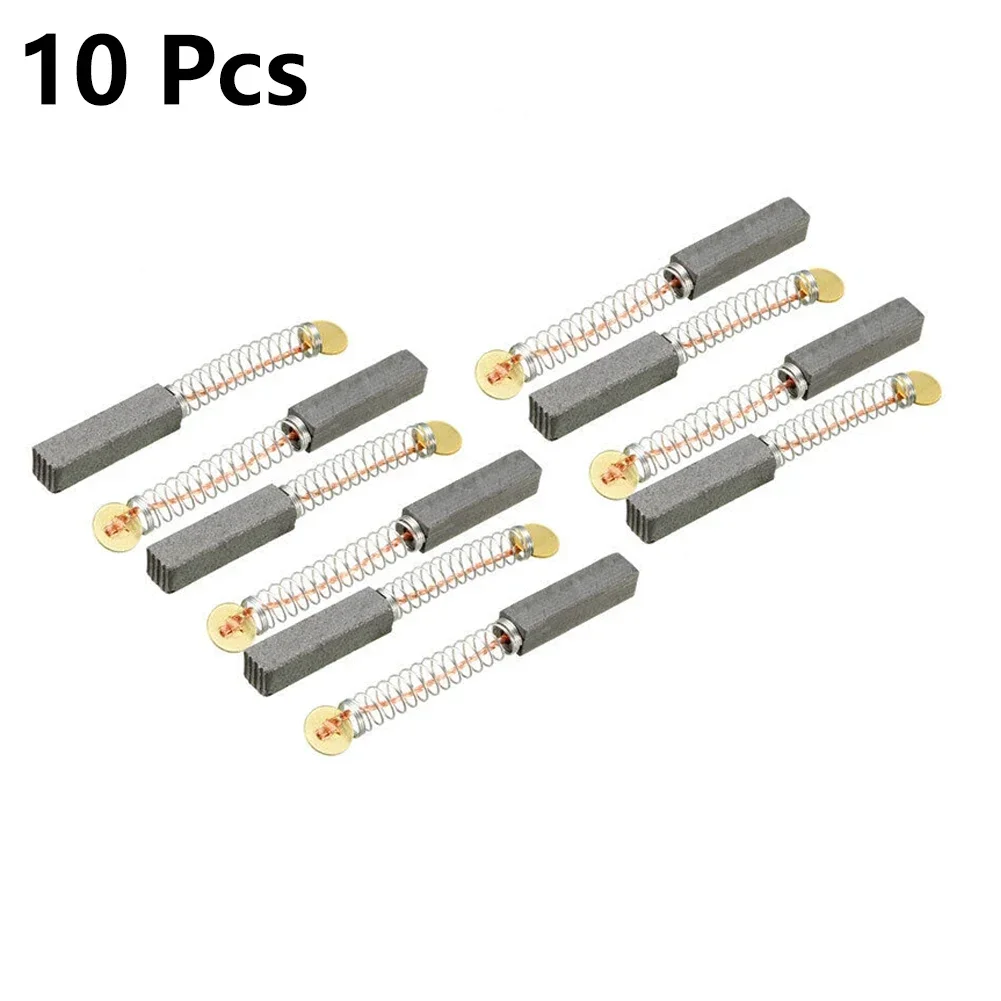 Power Tool Parts Carbon Brushes Automation 10pcs/set 20mm X 5mm X 5mm Carbon Brushes Carbon/Metal For Electric Motors