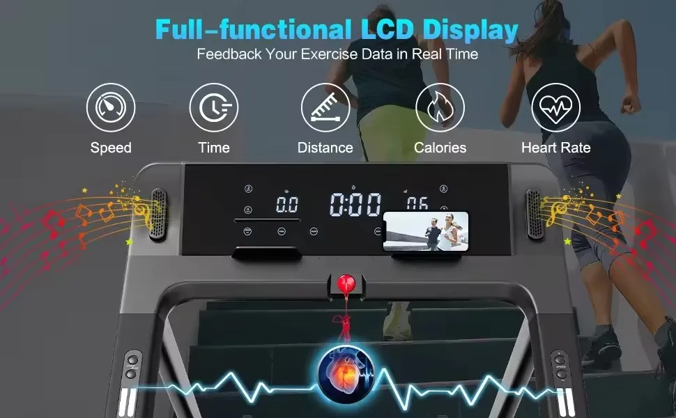 Cinta de correr eléctrica plegable 2 en 1, dispositivo de ejercicio de escritorio, portátil, para el hogar, Fitness, interior, motorizado