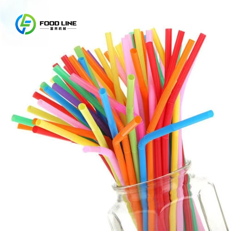 Customized High Performance Flexible Straw Making Machine with Premium Plastic for Beverage Industry