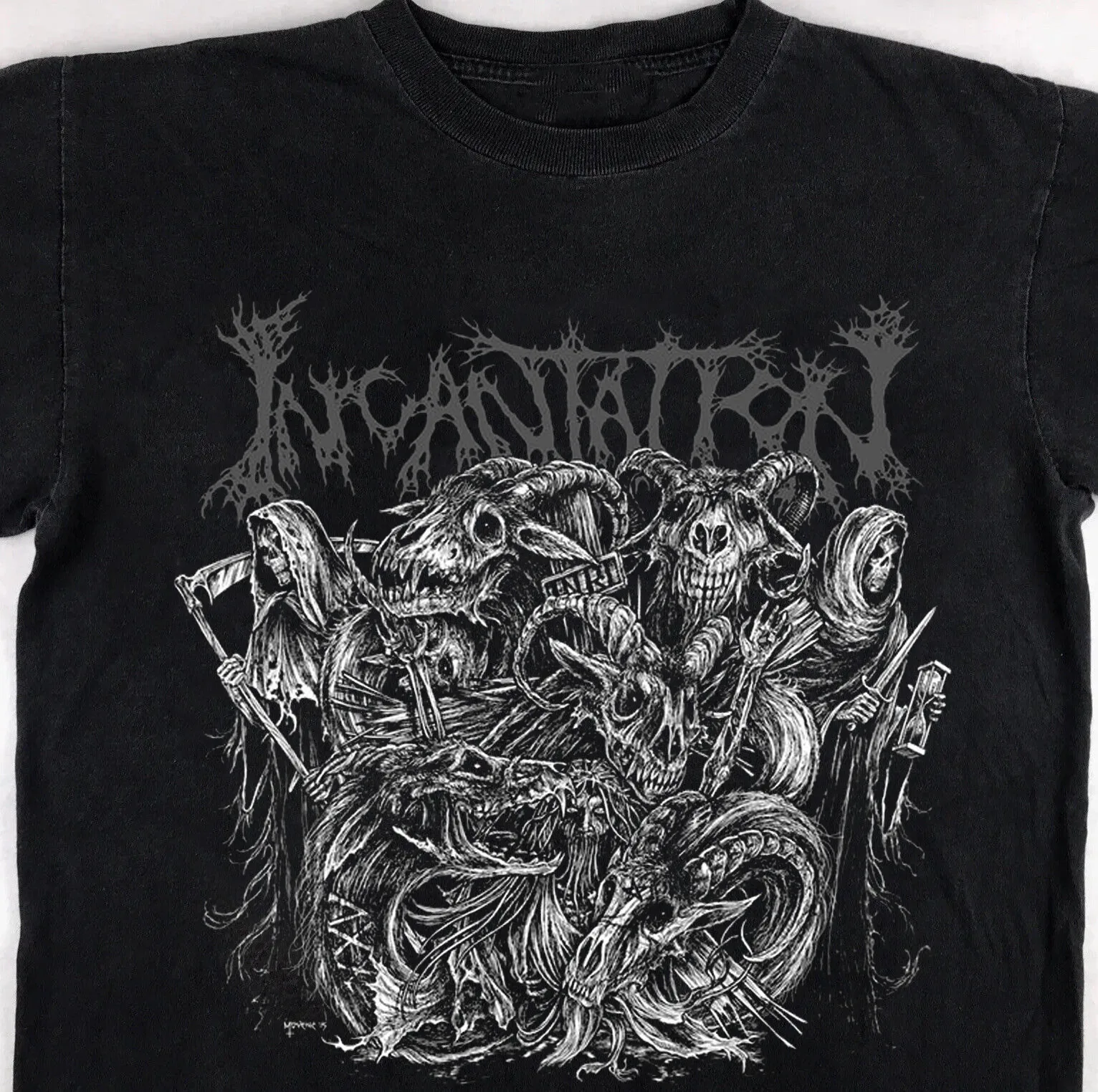 Incantation XXV 2016 Band Gift For Fan T-shirt Cotton Tee All Size S to 5XL S406