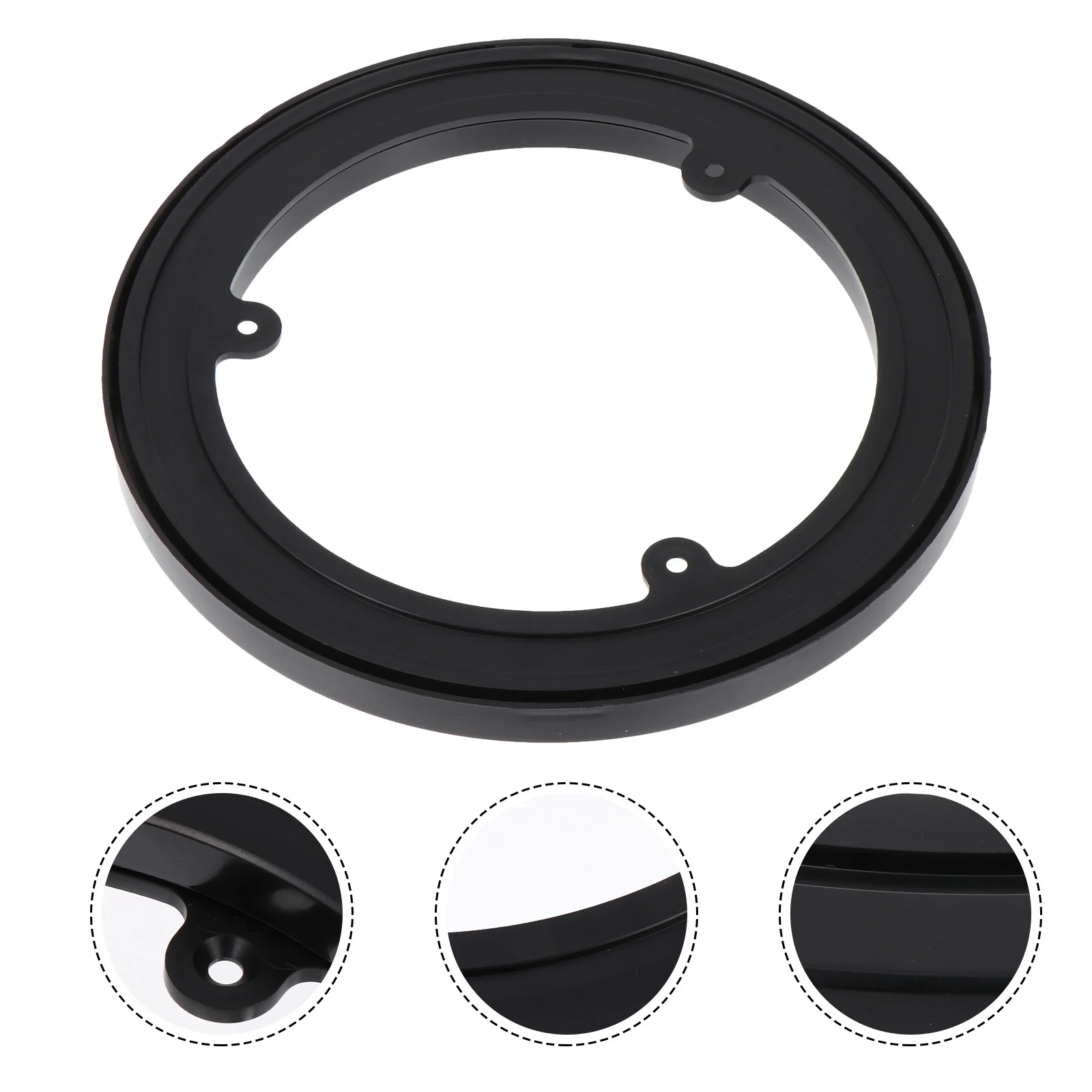 

Black Trays Ball Bearing Base Turntable Plate Accessories Plastic Dining Rotating