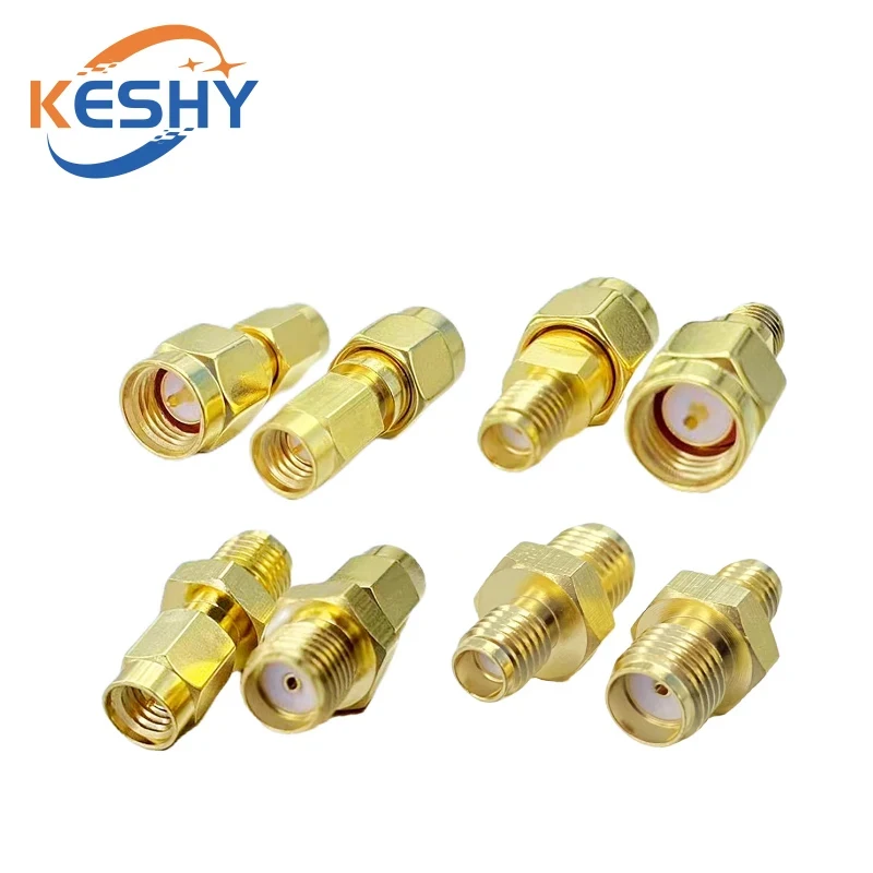 SMA To SSMA Mini Male Female Connector SMA To SSMA Male Female Straight Adapter RF Coaxial Connector RF Signal Connector 50 ohms