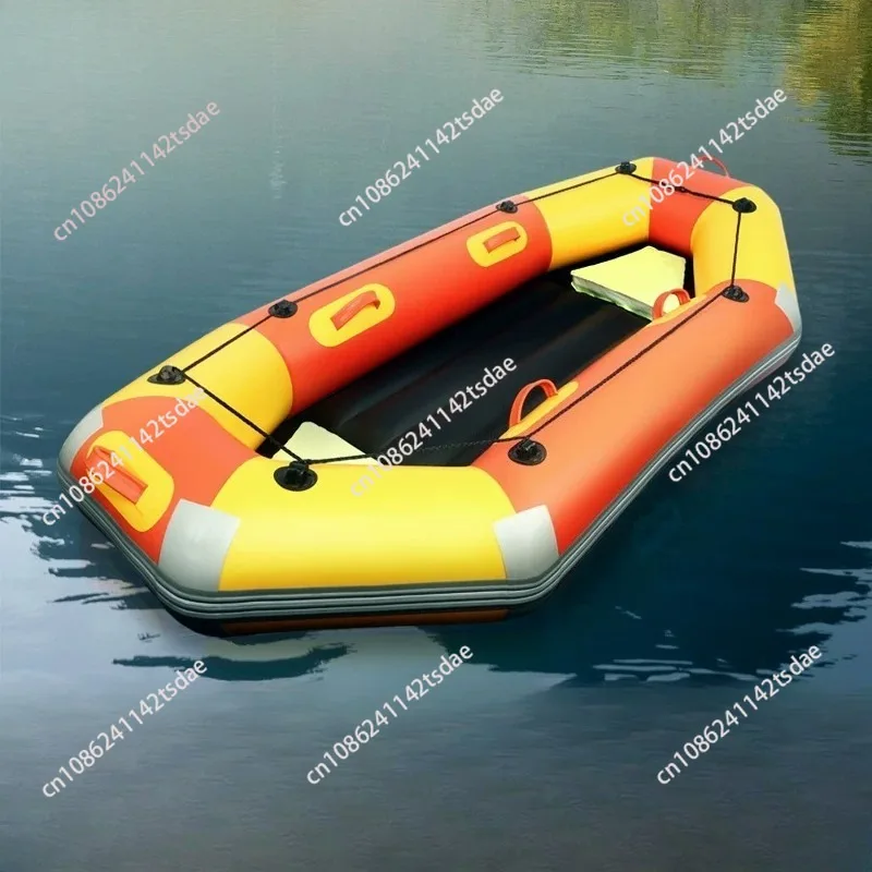 Thick Wear-resistant Inflatable Rubber Boat Self-draining Kayak For Scenic Rafting