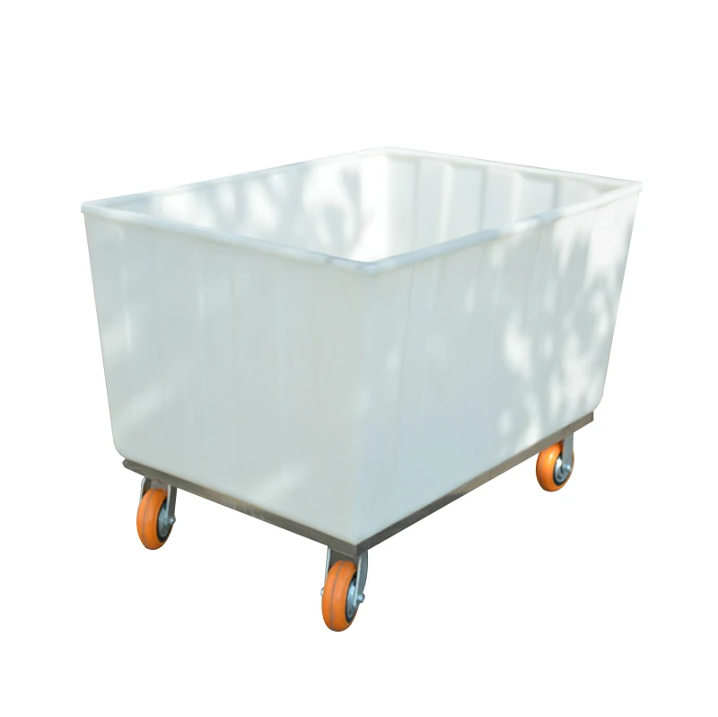 عربة غسيل من البولي ايثيلين ذات سعة كبيرة لفرز أوراق الفرز يغطي أجزاء معدات الكي والغسيل مريحة للاستخدام #4