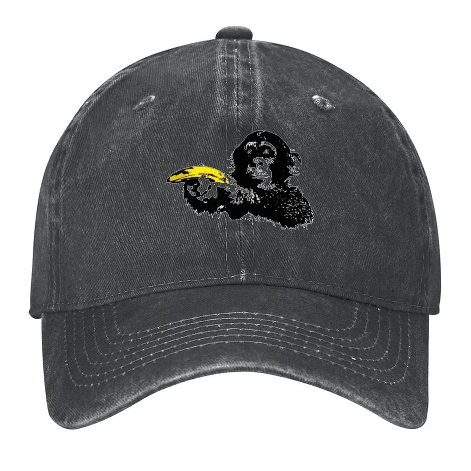 

Banksy Banana Monkey Baseball Cap Sun Cap sailor cap for men Hat Man For The Sun Male hat Women's Beach Visor Men's