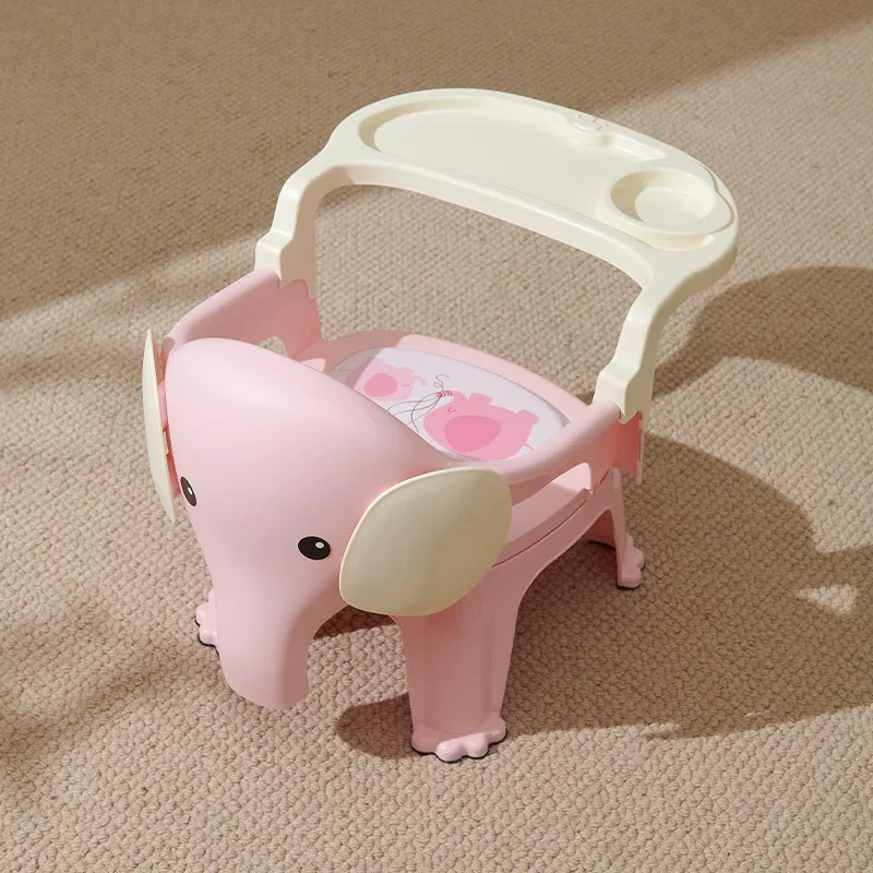 Chaise de salle à manger pour enfants, poignées pour enfants, siège amovible, petite chaise pliante multifonctionnelle pour la maison, banc à dos, table à manger pour bébé