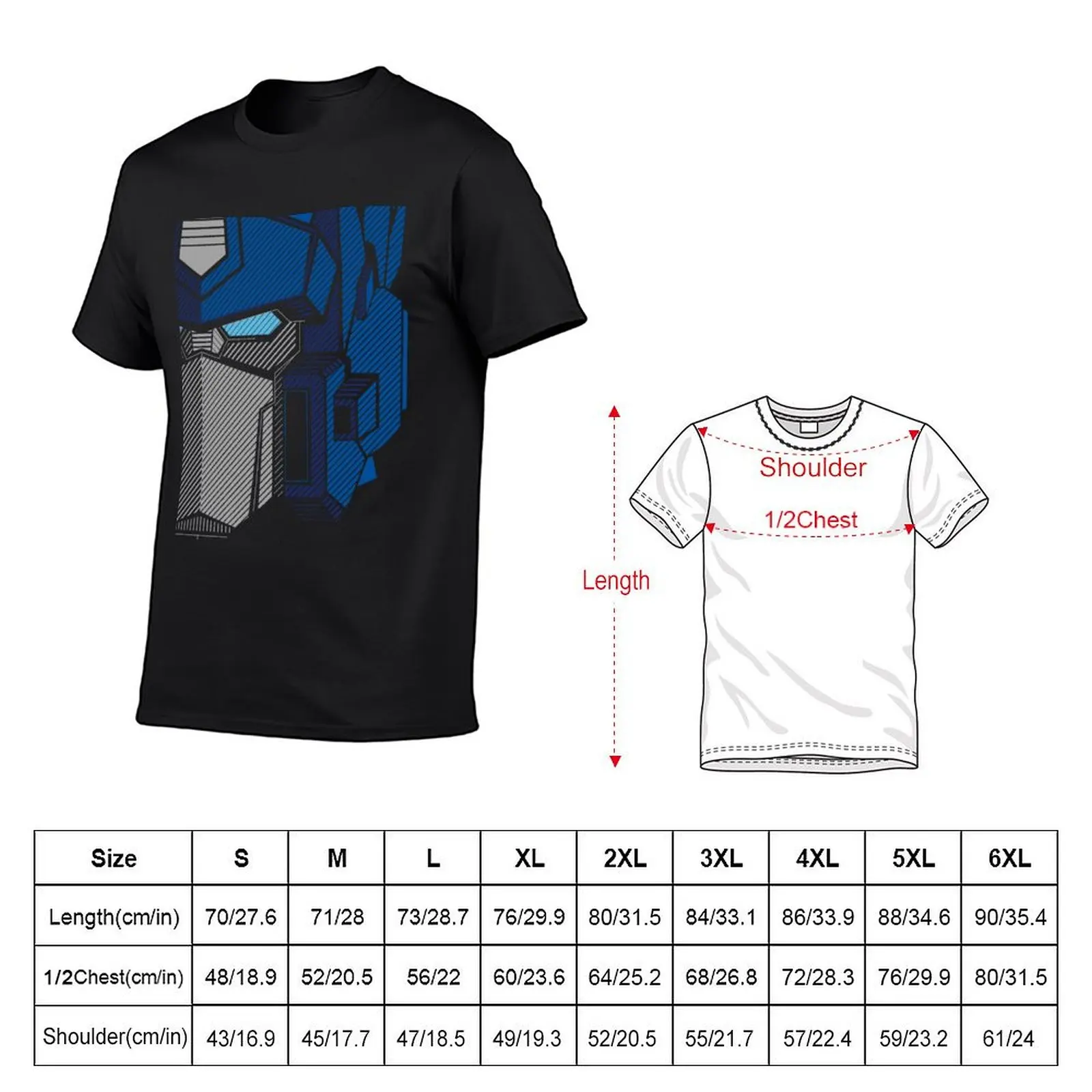 026 Optimus full T-Shirt vintage football t shirt blue lock designer shirts t shirts for men cotton