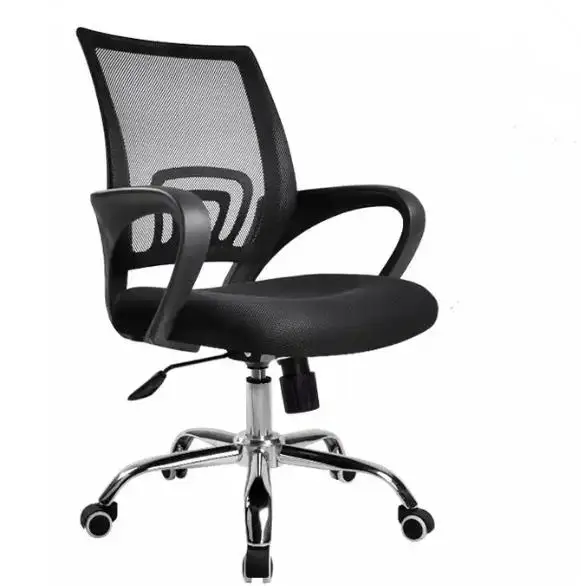 Best Quality Comfortable Adjustable Height Wheels Waist Support Grid Rotating Home Office Chair With Swivel Deskpromote sales