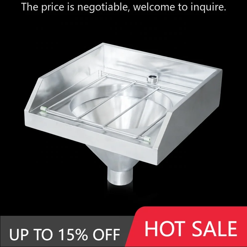 

China Medical Grid Wall Mounted Stainless Steel Hand Washing Sink Sluice Sink For Lab
