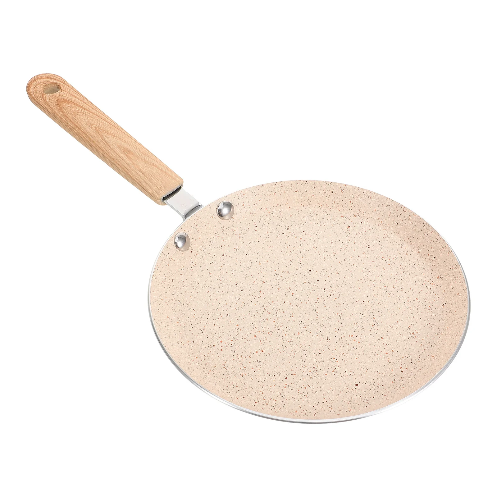 

Nonstick Flat Pancake Pan Aluminum Alloy Frying Pan for Kitchen Eggs Crepes Omelets with Hanging Hole Easy Clean
