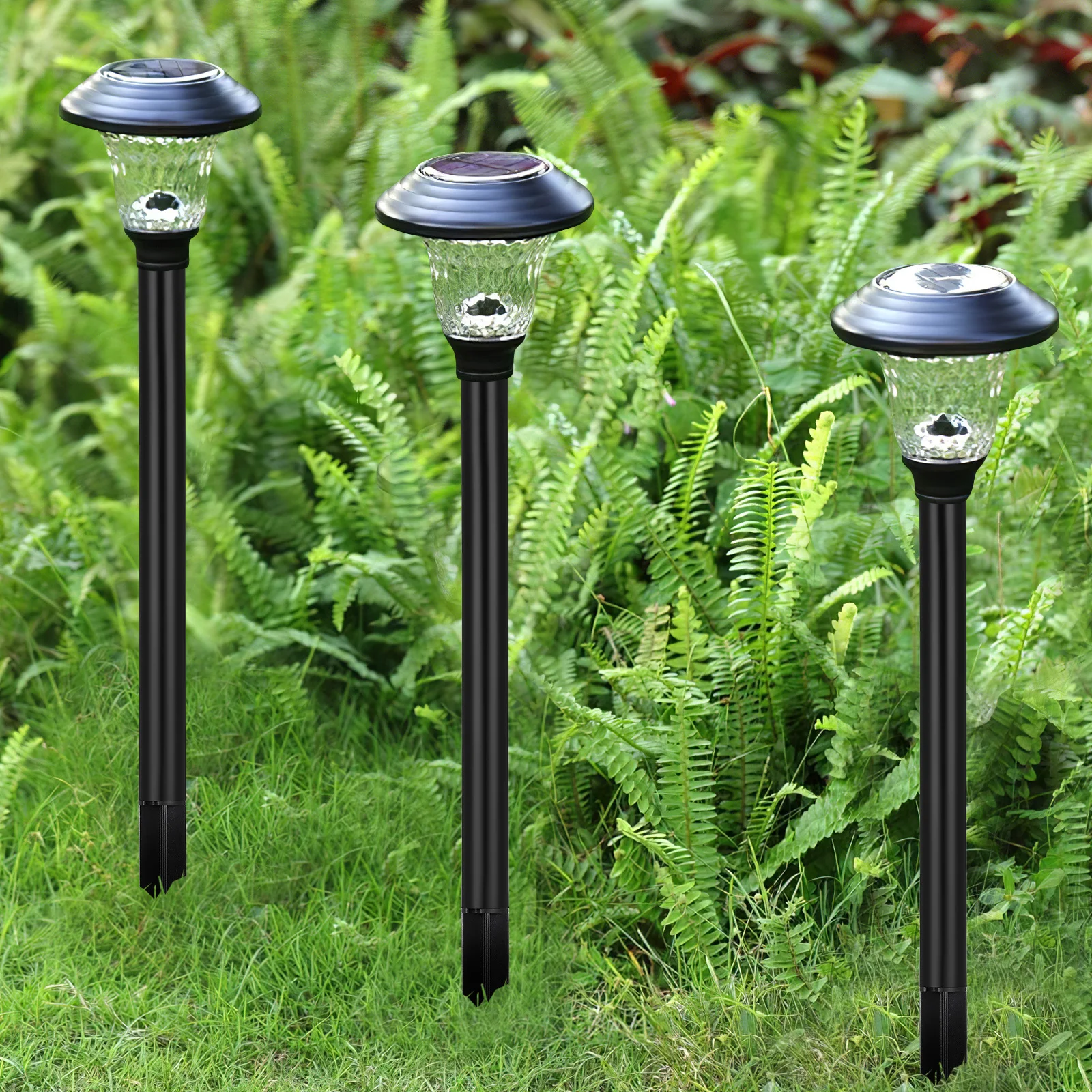 

8 set Solar Light Stake Replacement Path Light Landscaping Supplies Outdoor Led Garden Lamp Spike Extension Tube Connector High