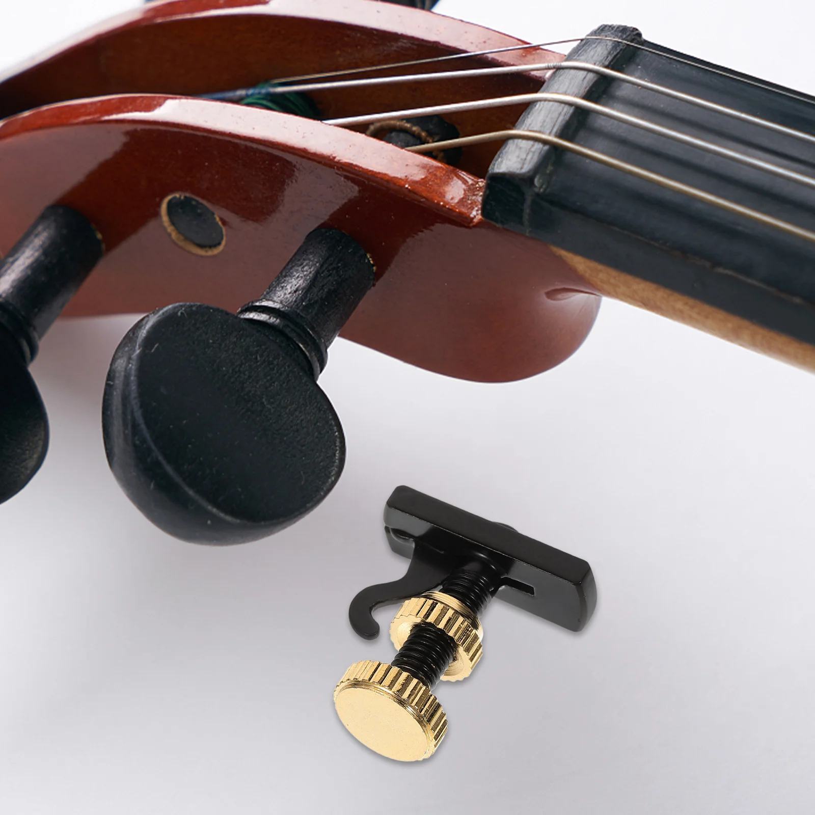 

Screw Fine Tuner Violin String Adjuster Replacement Metal Fine Tuners Compact Violin Accessories for Precise String Adjustment