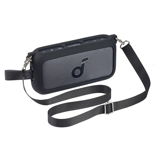 Imagen 2 del producto La más nueva funda de viaje al aire libre de silicona suave con correa para el hombro para Altavoz Bluetooth inalámbrico Anker Soundcore Motion 300