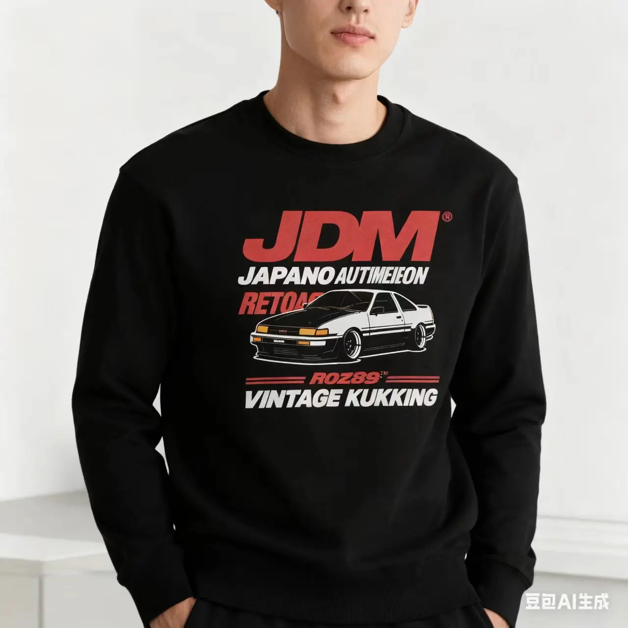 

Мужская толстовка с принтом японских автомобилей в стиле ретро, с изображением гоночных автомобилей, с круглым вырезом, повседневная, осенне-зимняя спортивная одежда.