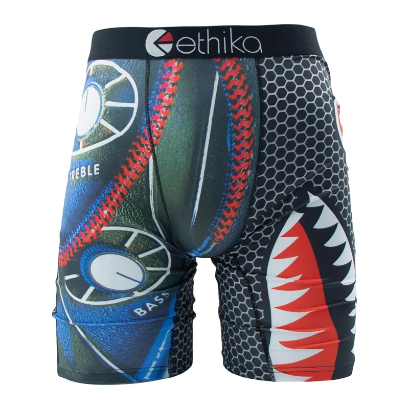 กางเกงบ็อกเซอร์ชาย ETHIKA 1 ชิ้น ผ้าตาข่ายระบายอากาศบริเวณเป้า กางเกงว่ายน้ำชาย ไซส์ใหญ่พิเศษ L-3XL กางเกงในชาย
