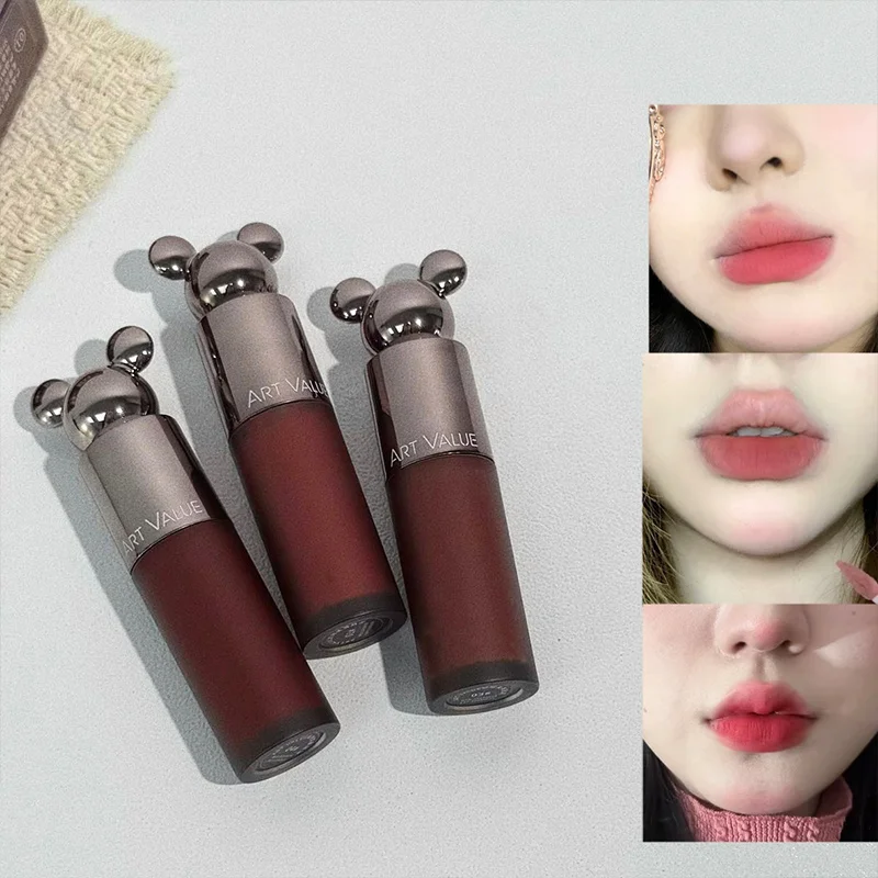 ベルベットソフトミストリップマッド グレーピンク スイート秋冬雰囲気 マットリップスティック