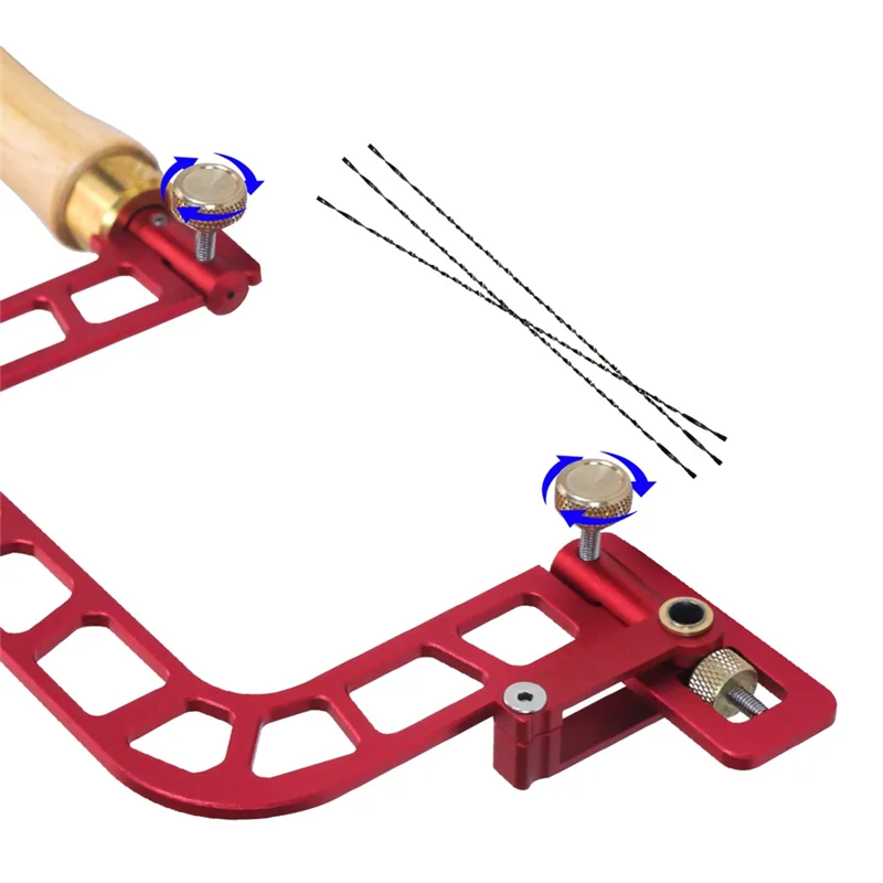 

Woodworking Special Hand-Made Wire Saw, Pattern Saw, Aluminum Alloy Hand Saw, Multi-Function Curved Saw-ABGL