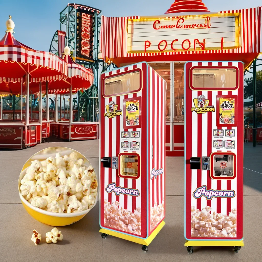 

Easy To Use Self Service Popcorn Vending Machine Popular Popcorn Vending Machine Sale