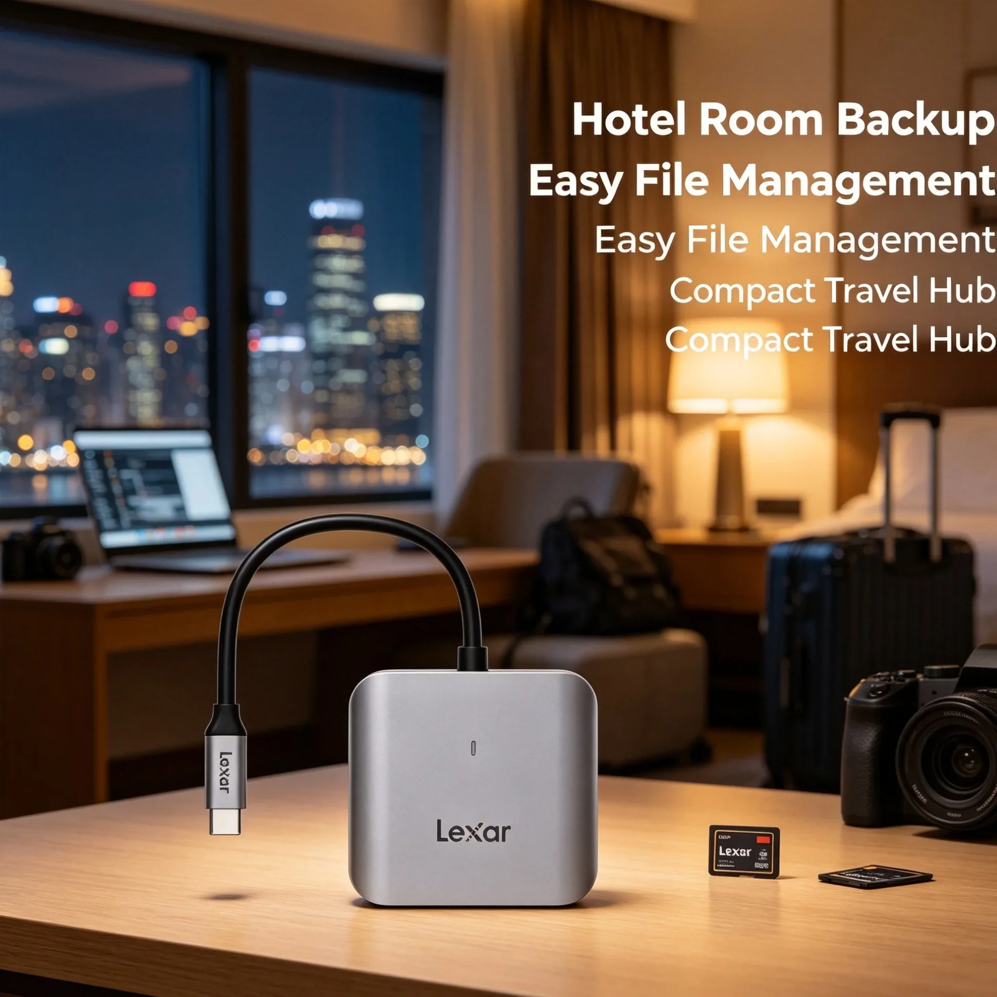 Lexar CFE Reader Type B USB 3.2 Gen 2 10Gbps Type C Card Reader Fast File Transfer for 8K RAW Video Photo Editors Laptop PC Mac