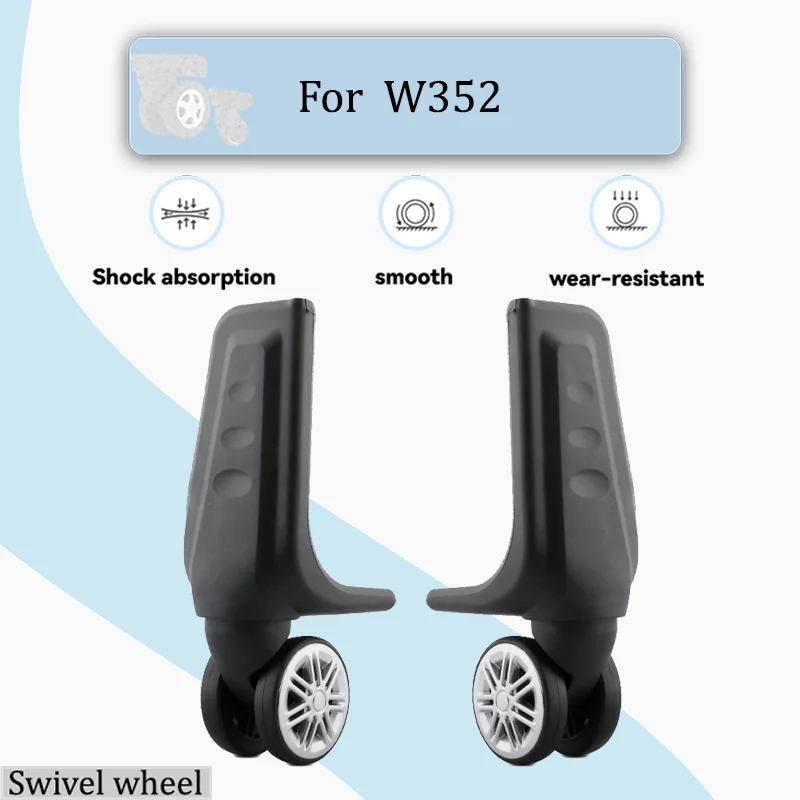 

For W352 High-End Luggage Handle Replacement Parts - Ultra-Strong Plastic Material - Durable Screws + Anti-Deformation Design