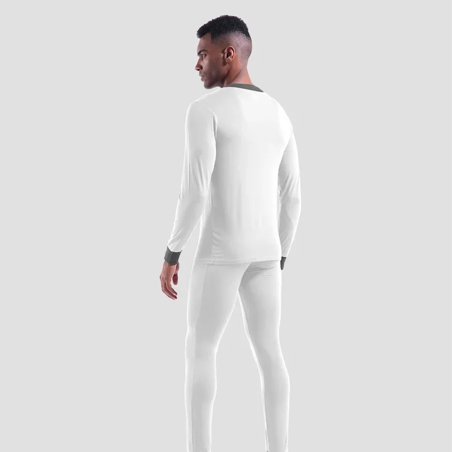 5 pezzi da uomo modello sottile con scollo a V base slim fondo giovanile mutandoni lunghi e caldi