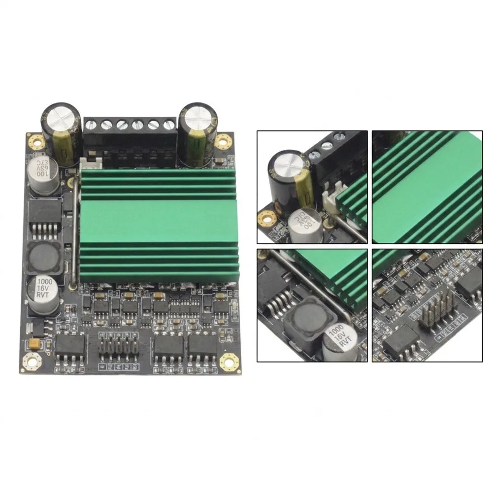 100A Stepper Motor Driver Module Dual Channel H-Bridge for High Power Applications and Compact 80x70x25mm Size