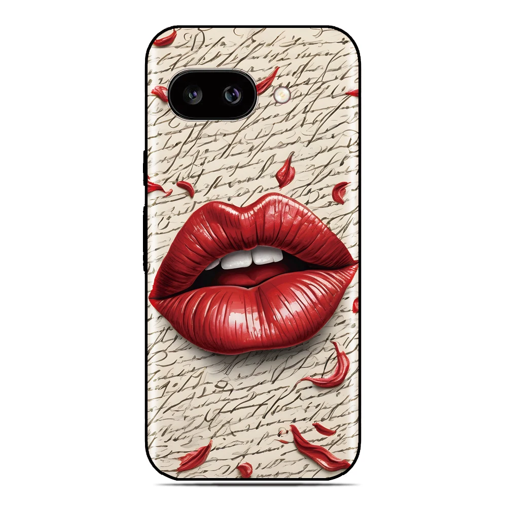 Funda de teléfono Kiss Lip Heart para OPPO A5x 4G A79 5G A80 A3X A5 A3 Pro A8 A9 A53 2020 A40 A2X A16 A16s A15 A17 A17K A18 A38