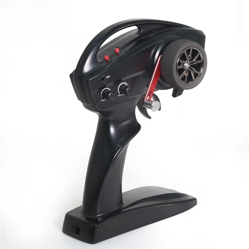 BEDW-One-Handed Control Adaptor Transmitter Steering Wheel For RC Car TQI Remote Controller TRX-4 TRX6 Slash Summit