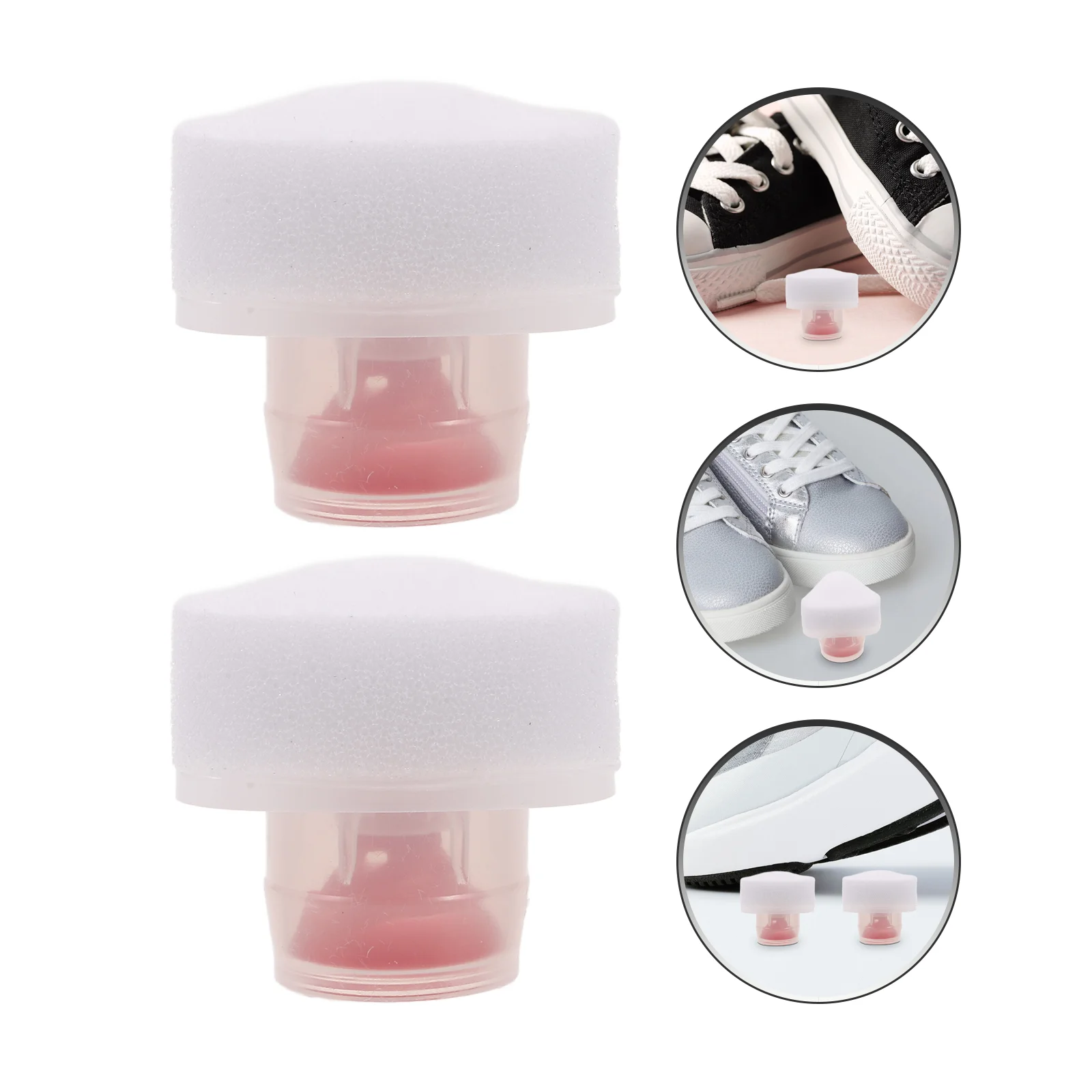 

10 Pcs Cleanser Shoe Polish Brush Head Shoes Cleaner Kit for Sneakers Applicator Cleaning Foams Detergent Leathers Sponge