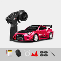 Hstar D43-02 RTR 1/43 2.4G 4WD Drift RC Car Gyro Mini Full Proportional Alloy Body Shell LED Light Remote Control Vehicle Models
