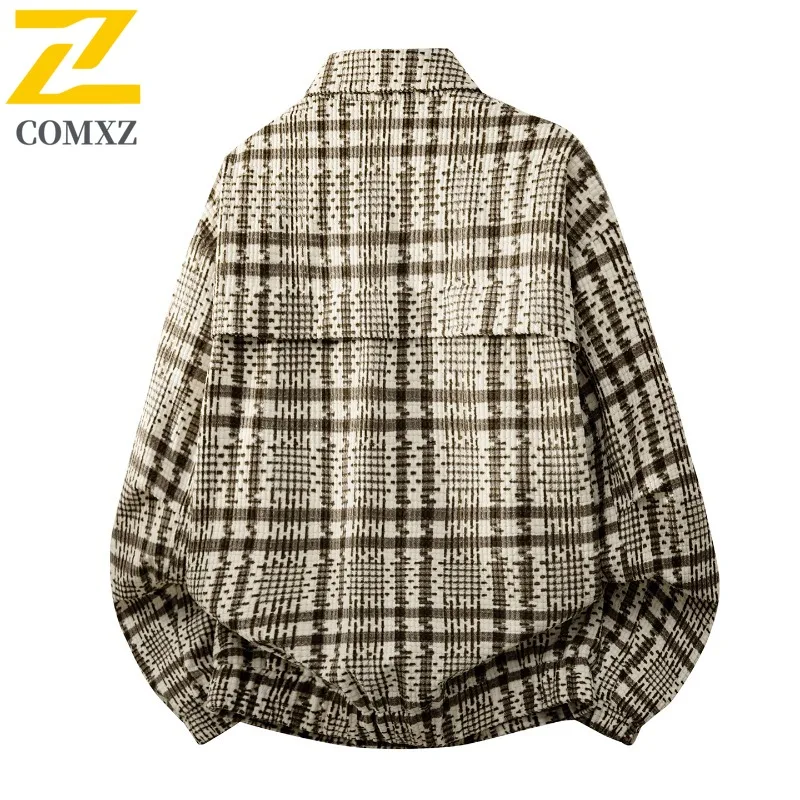 COMXZ Men Coat Stylish Trendy Travel Camping Minimalist High-Quality Daily Walking Jackets Comfortable Hiking Fishing Outerwear