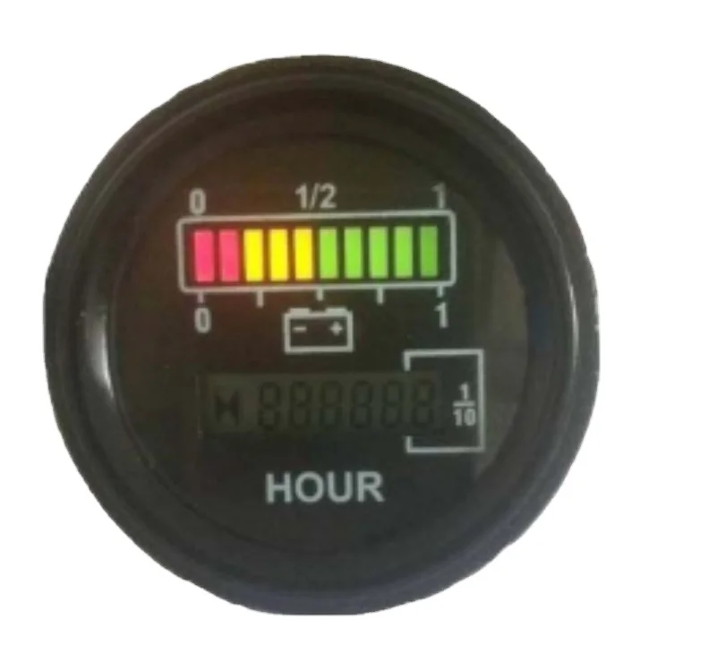 12V-72V battery capacity meter voltage monitor with temperature display for lithium lead oxide battery motor accessories